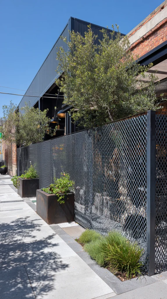 15 Metal Fence Ideas for a Sleek and Durable Finish 14 fe 13