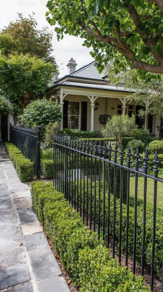 15 Metal Fence Ideas for a Sleek and Durable Finish 3 fe 2