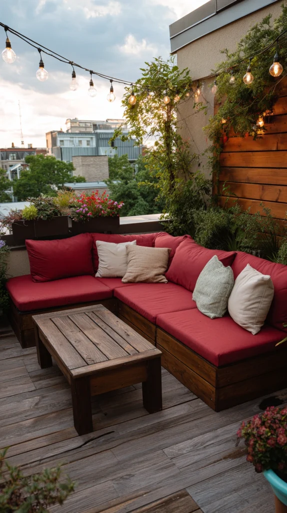 15 Cozy Small Patio Designs with Fresh Red Touches 4 hb 3