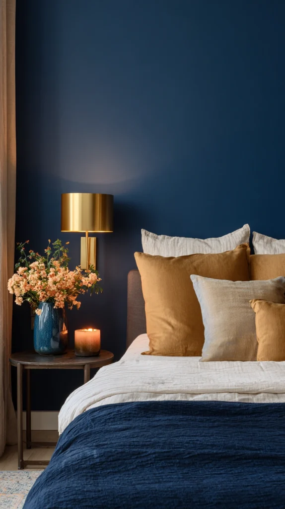15 Navy Bedroom Ideas for a Deep Moody Sleep Space 16 hf 15