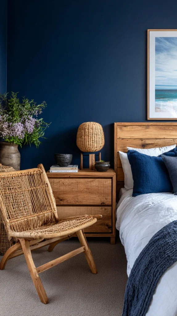 15 Navy Bedroom Ideas for a Deep Moody Sleep Space 7 hf 6