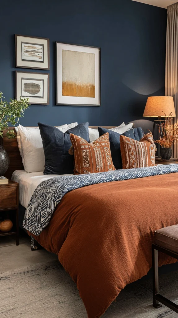 15 Navy Bedroom Ideas for a Deep Moody Sleep Space 8 hf 7