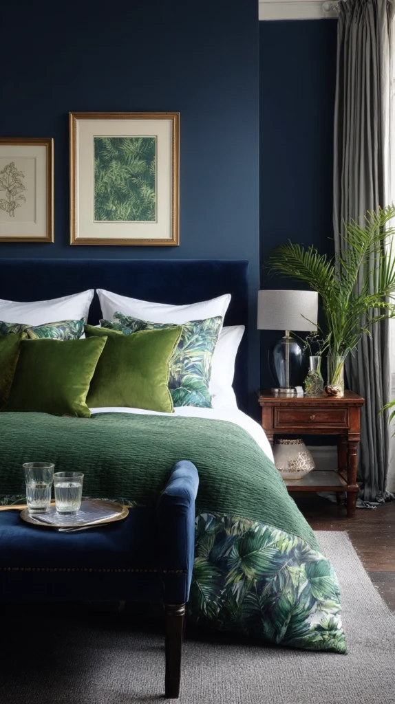 15 Navy Bedroom Ideas for a Deep Moody Sleep Space 9 hf 8