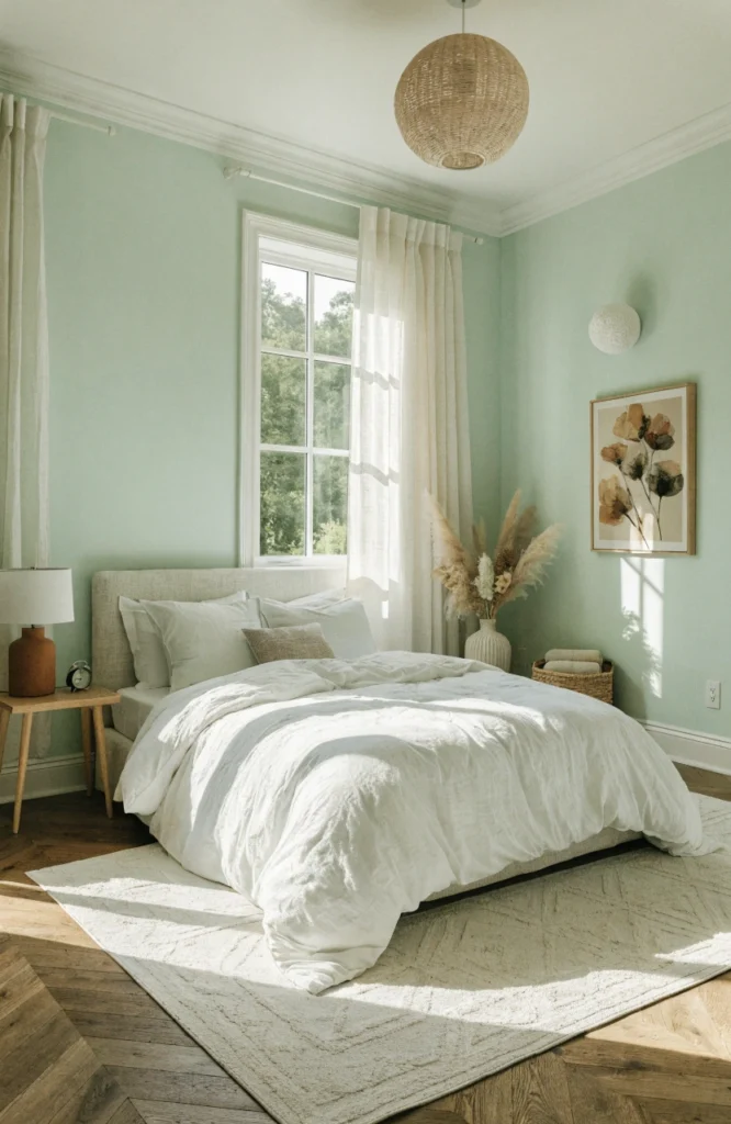 15 Green Bedroom Ideas for a Nature-Inspired Sleep Space 14 hj 13 1