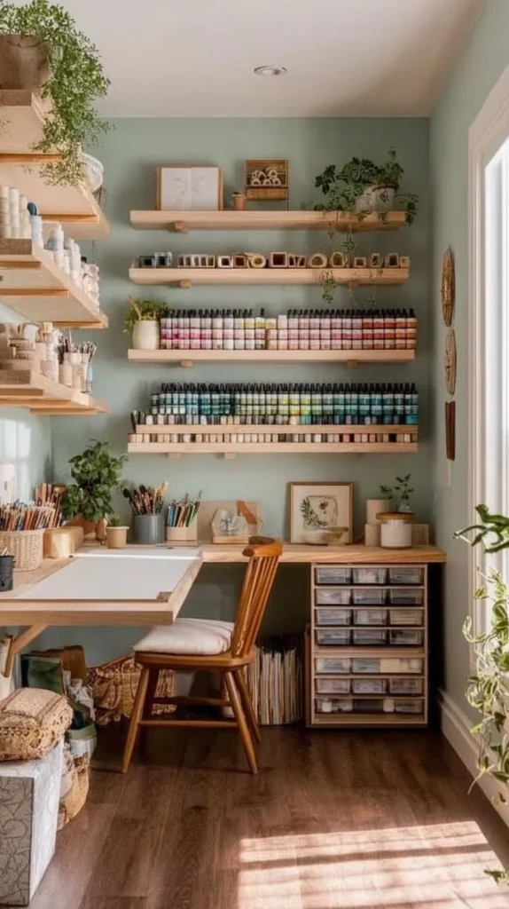 15 Hobby Room Ideas for a Creative and Organized Space 15 hj 14