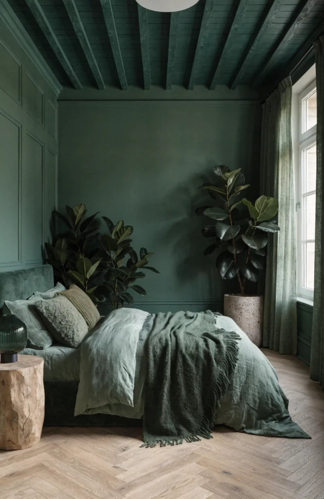 15 Green Bedroom Ideas for a Nature-Inspired Sleep Space 16 hj 15 1