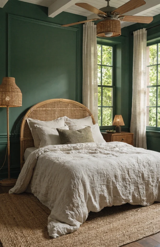 15 Green Bedroom Ideas for a Nature-Inspired Sleep Space 10 hj 9 1