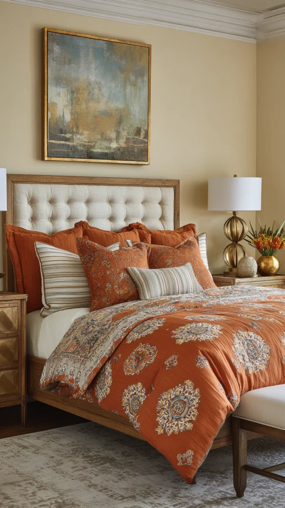 15 Orange Bedroom Ideas for a Bold Cozy Retreat 8 kj 7