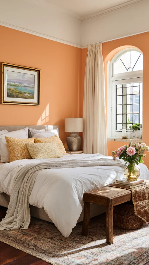 15 Orange Bedroom Ideas for a Bold Cozy Retreat 10 kj 9