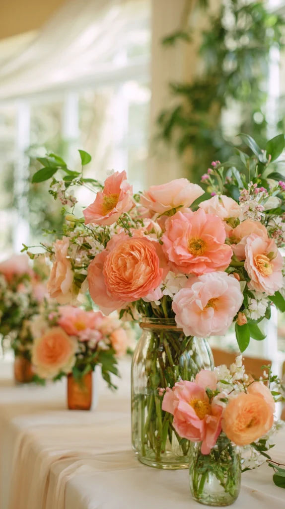 15 Spring Peach and Coral Wedding Ideas for a Warm, Joyful Glow 12 kl 11