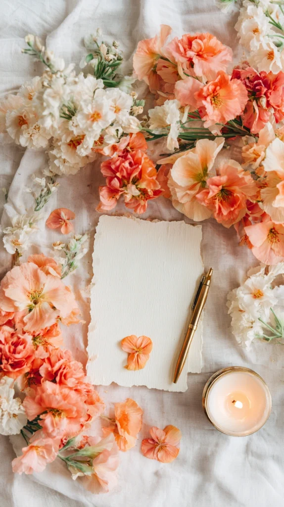 15 Spring Peach and Coral Wedding Ideas for a Warm, Joyful Glow 14 kl 13