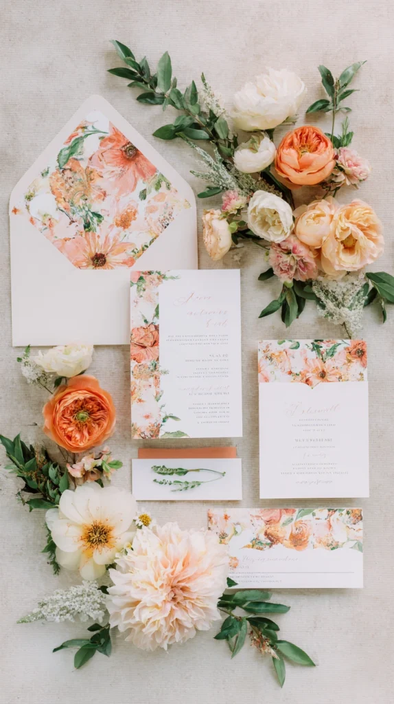 15 Spring Peach and Coral Wedding Ideas for a Warm, Joyful Glow 10 kl 9