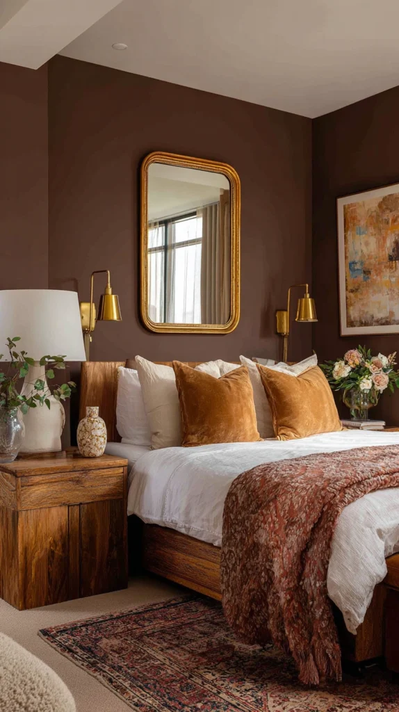 15 Brown Bedroom Ideas for a Rich Warm Atmosphere 7 lj 6