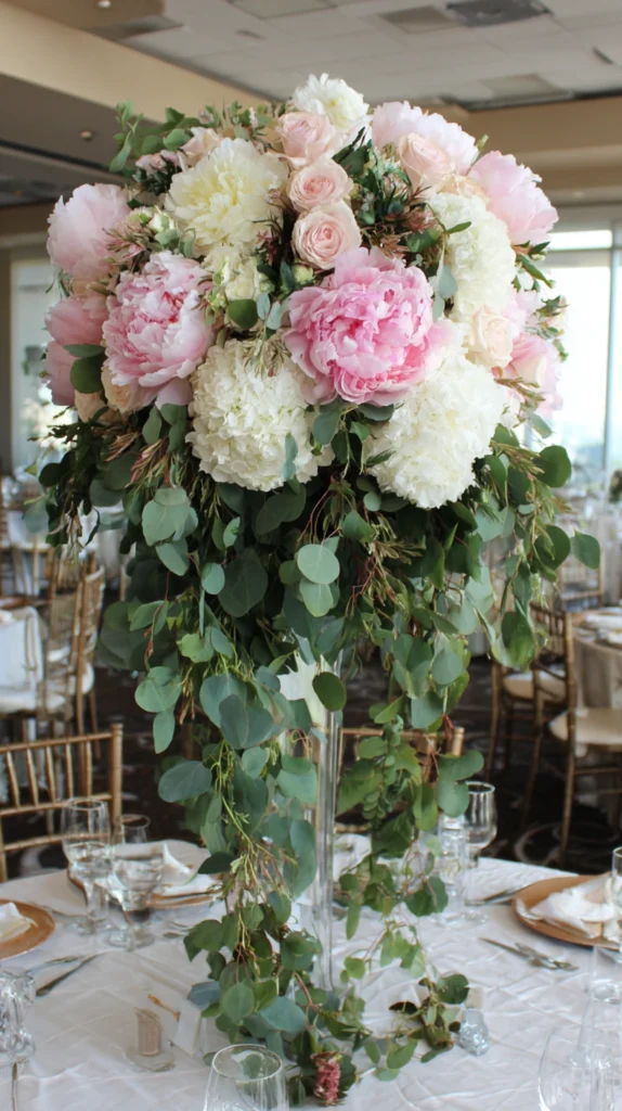 15 Peony Wedding Centerpiece Ideas for a Lush Romantic Table 3 oj 2