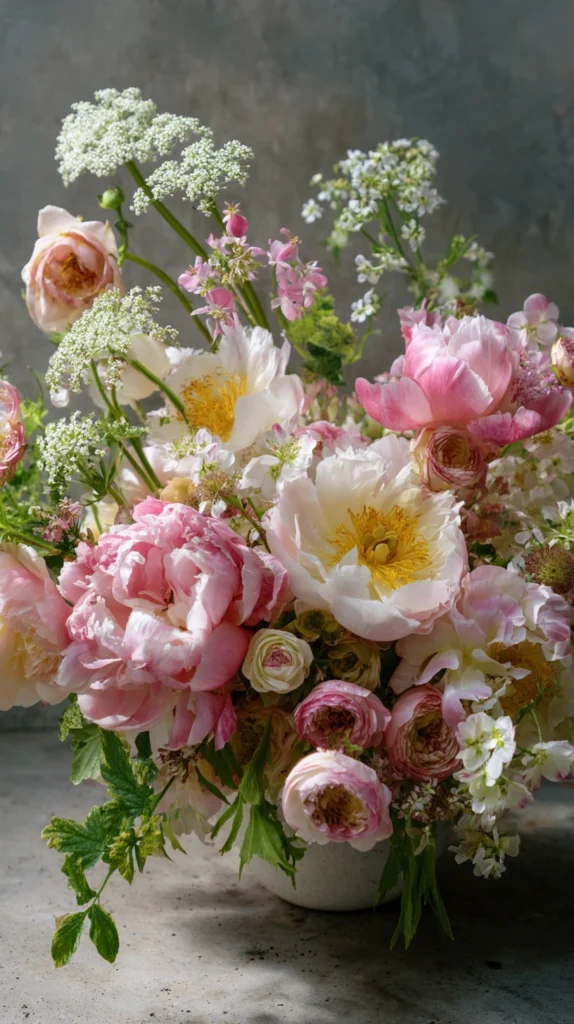 15 Peony Wedding Centerpiece Ideas for a Lush Romantic Table 4 oj 3