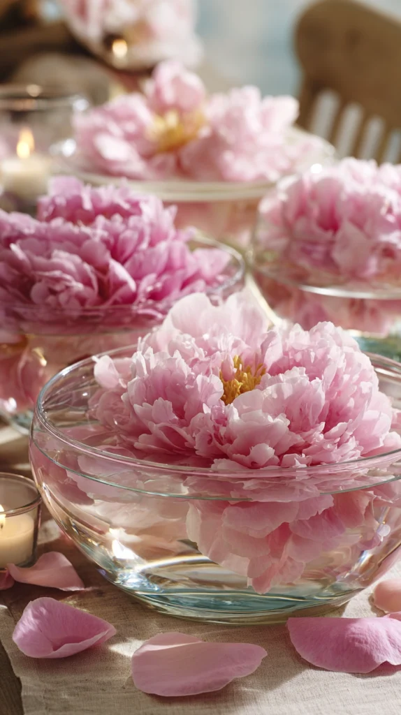 15 Peony Wedding Centerpiece Ideas for a Lush Romantic Table 10 oj 9