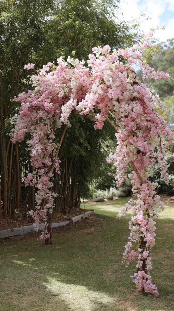 15 Spring Floral Wedding Arch Ideas for an Outdoor Ceremony 3 ok 2