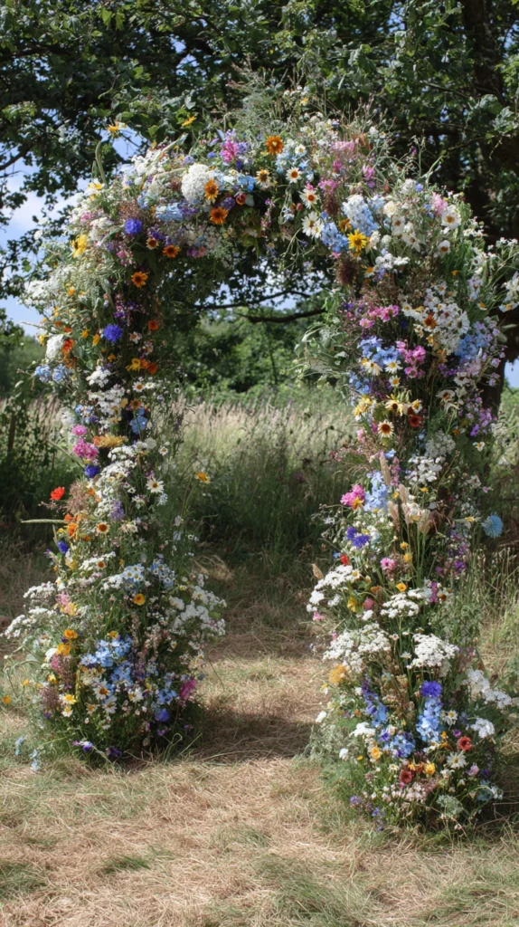 15 Spring Floral Wedding Arch Ideas for an Outdoor Ceremony 5 ok 4