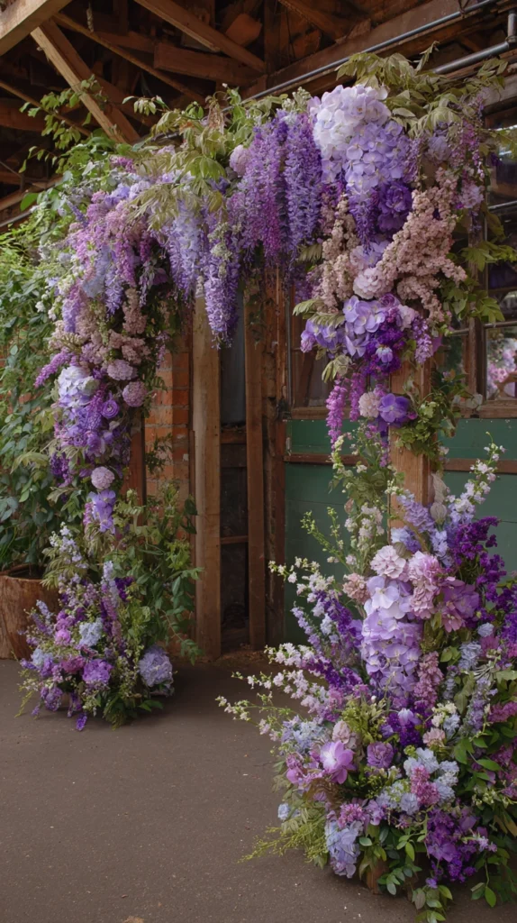15 Spring Floral Wedding Arch Ideas for an Outdoor Ceremony 7 ok 6
