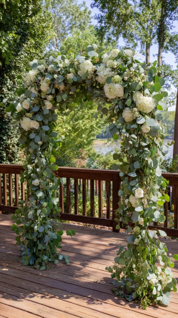 15 Spring Floral Wedding Arch Ideas for an Outdoor Ceremony 9 ok 8