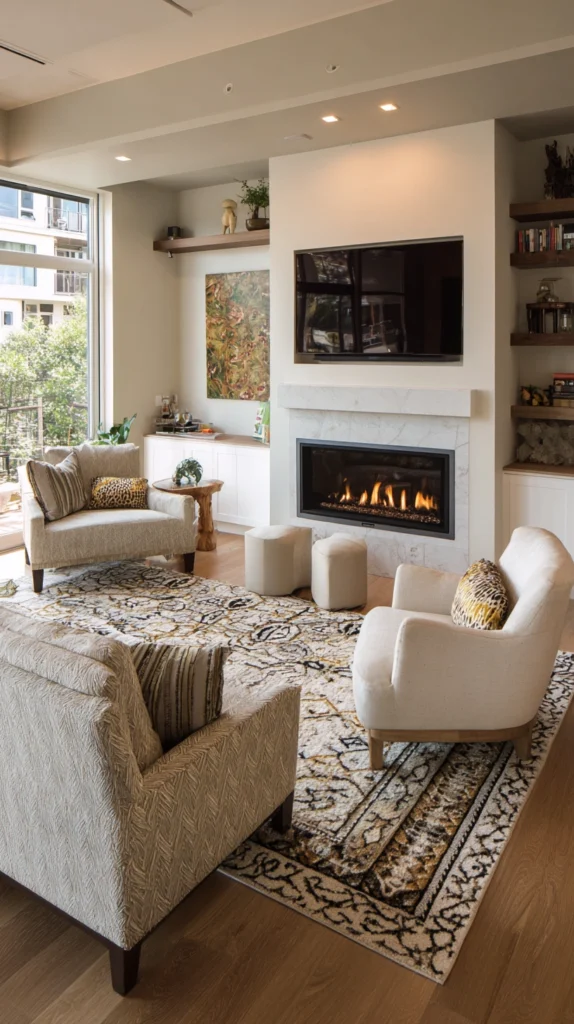 15 Living Room with Fireplace and TV Ideas That Actually Work 13 qd 12