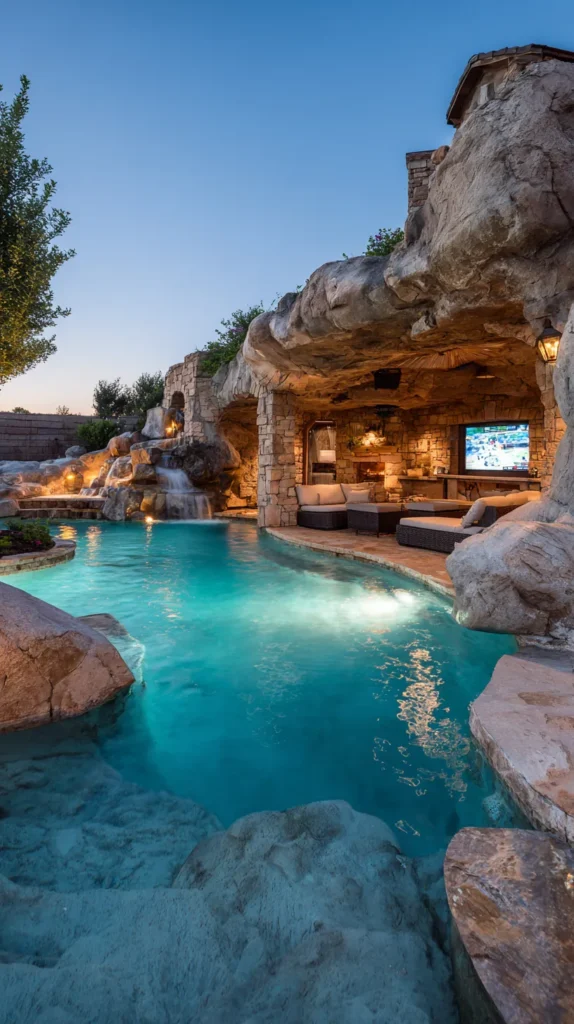 14 Pool Grotto Ideas for a Tropical Resort Feel 13 qf 12 6
