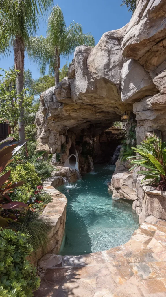 14 Pool Grotto Ideas for a Tropical Resort Feel 9 qf 8 6