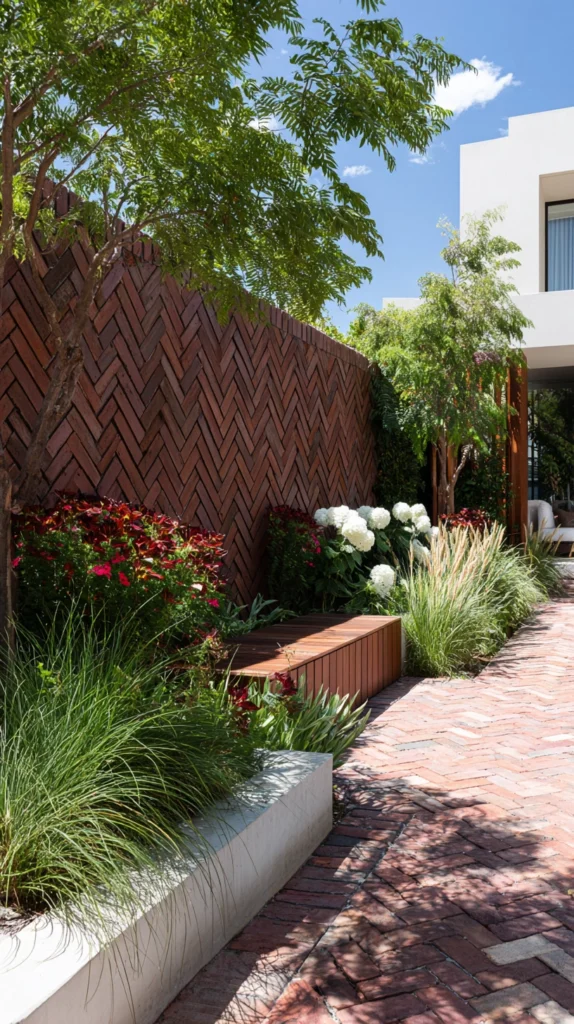 15 Brick Wall Ideas That Add Character to Your Yard 3 rt 2