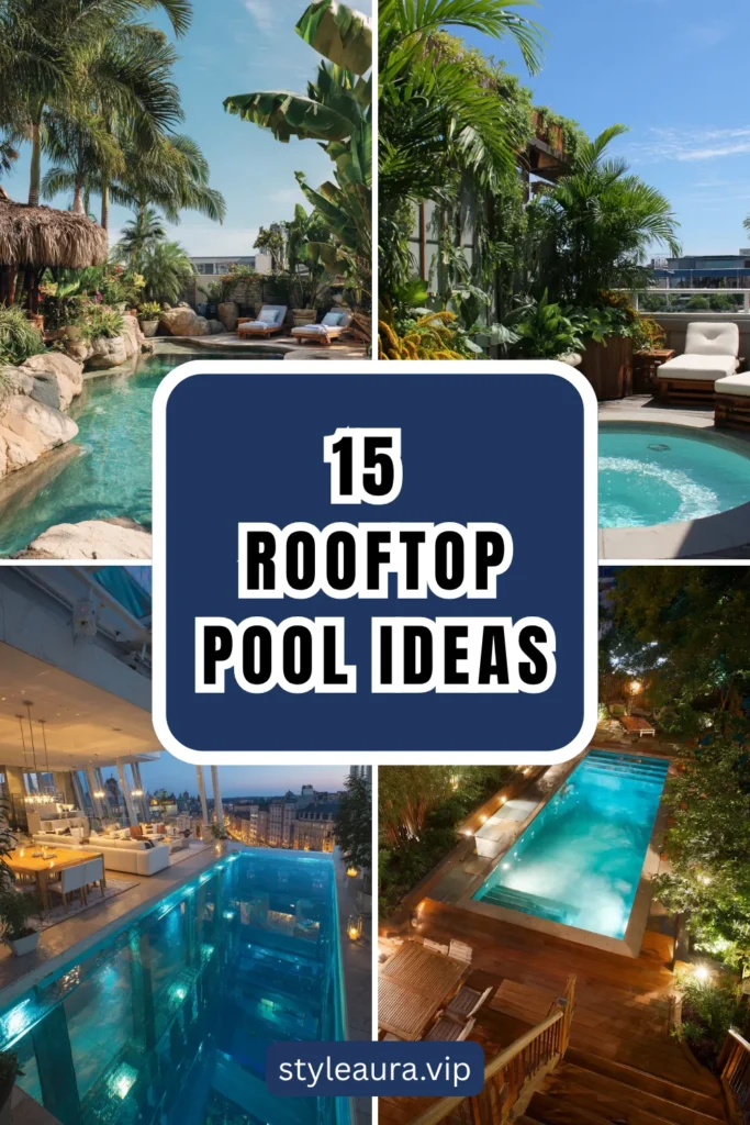 15 Rooftop Pool Ideas for Urban Luxury Living 1 style 1 2