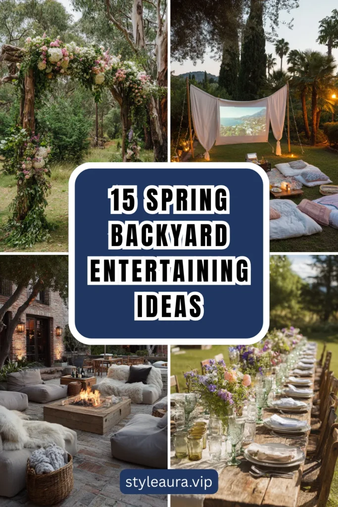 15 Spring Backyard Entertaining Ideas for Stylish Gatherings 1 style 12