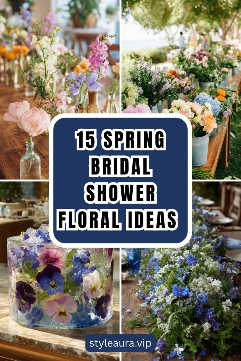 15 Spring Bridal Shower Floral Ideas for a Garden Party Feel 20 15 Spring Bridal Shower Floral Ideas for a Garden Party Feel