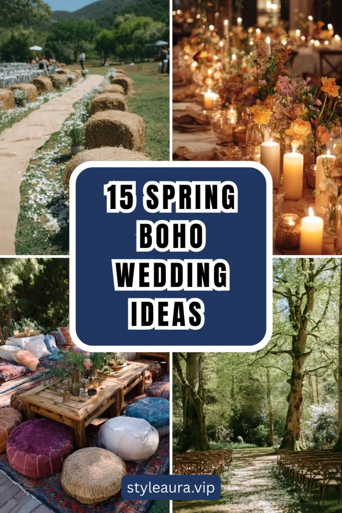 15 Spring Boho Wedding Ideas for a Laid-Back Romantic Vibe 1 style 3