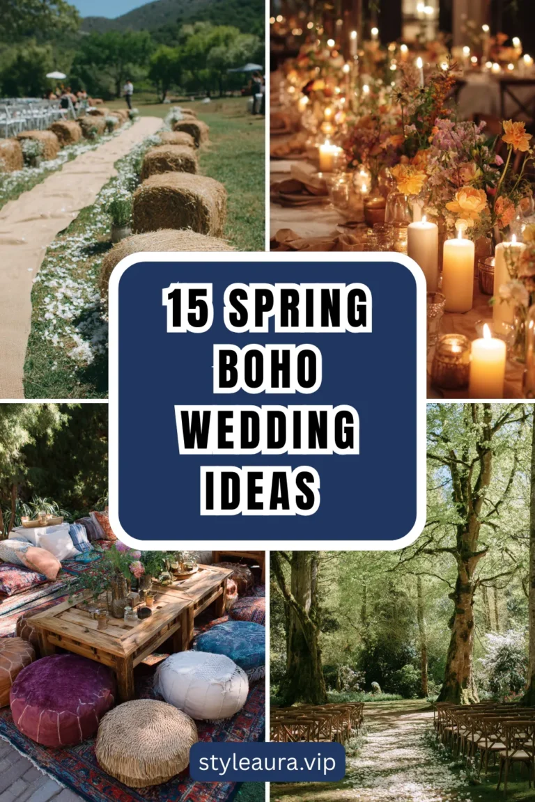 15 Spring Boho Wedding Ideas for a Laid-Back Romantic Vibe
