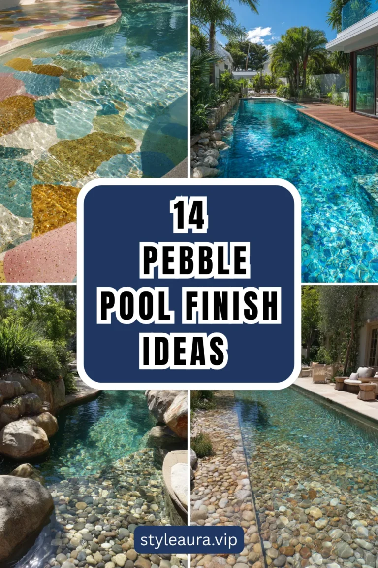 15 Pebble Pool Finish Ideas for a Natural Look