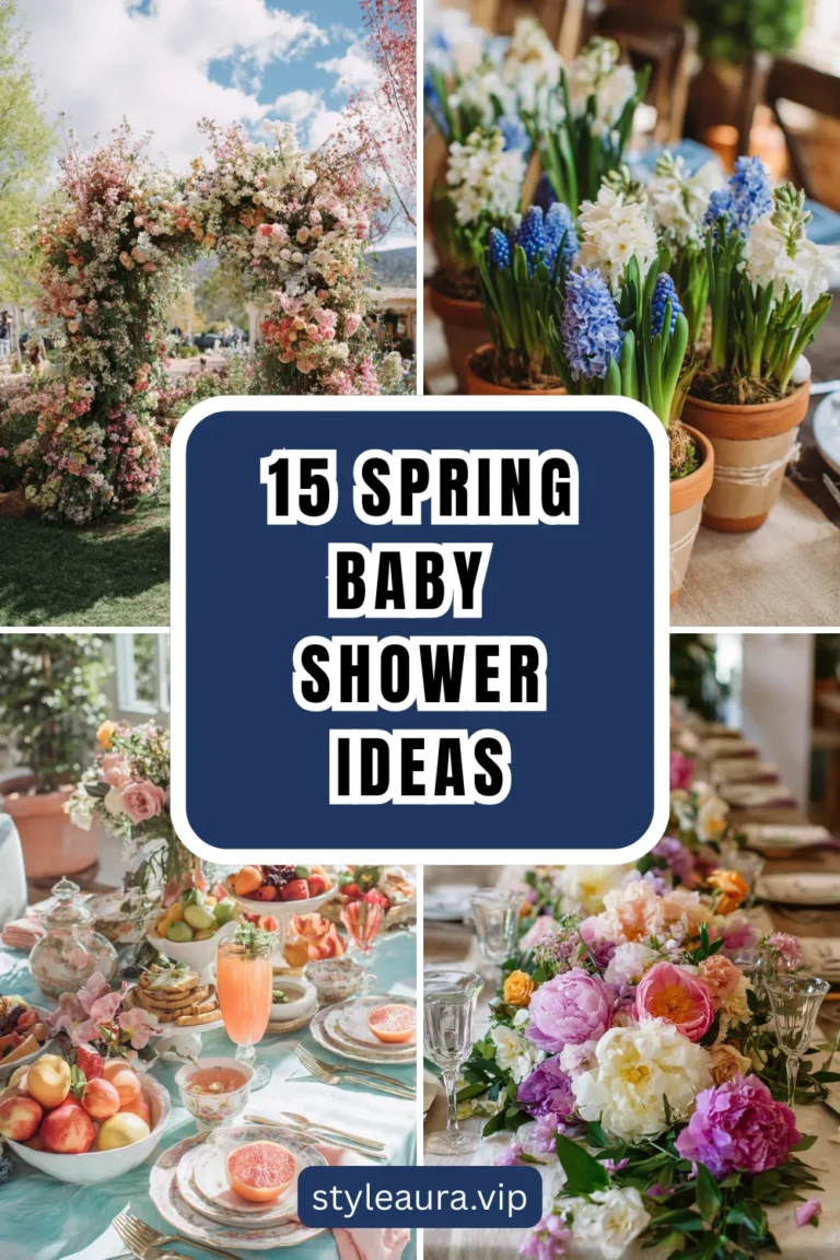 15 Spring Baby Shower Ideas for a Fresh Seasonal Celebration
