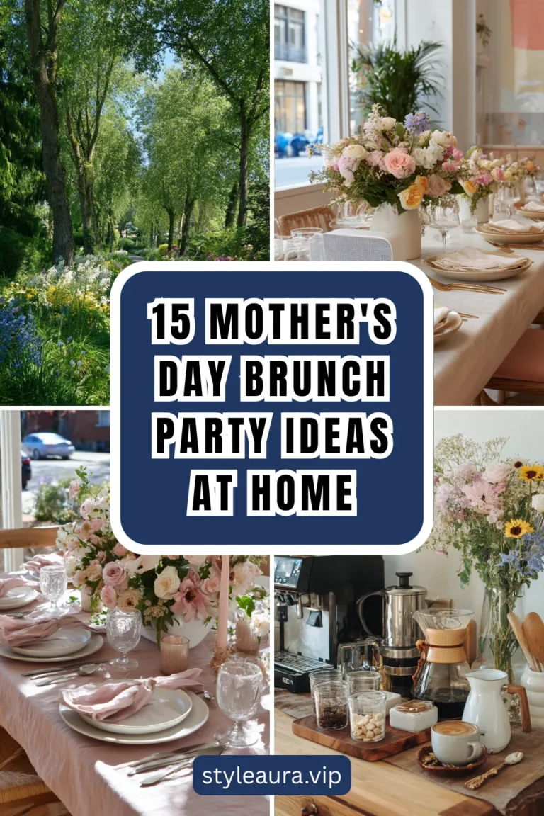 15 Mother's Day Brunch Party Ideas at Home 18 15 Mother’s Day Brunch Party Ideas at Home