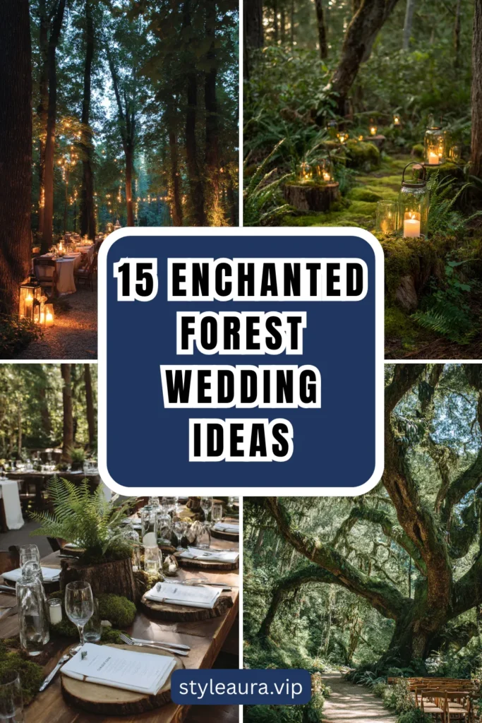 15 Enchanted Forest Wedding Ideas for a Magical Ceremony 1 style 9