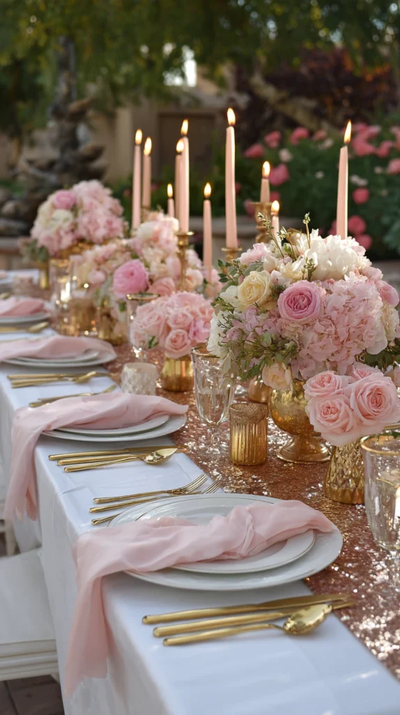 15 Pink and Gold Graduation Party Ideas for Girls 2 vf 1 1