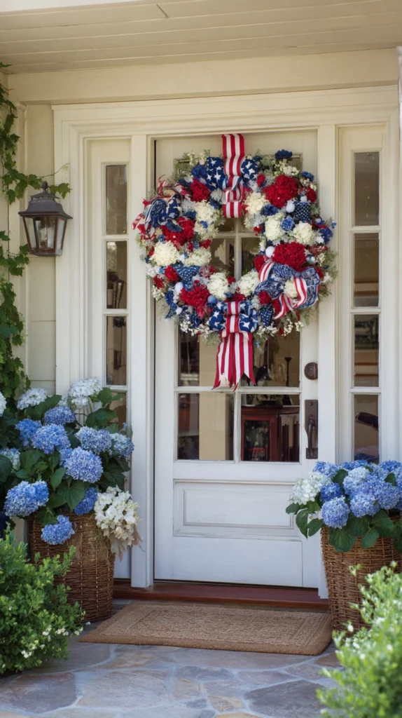 15 Memorial Day Door Wreath Ideas for a Festive Entryway 2 vf 1 2