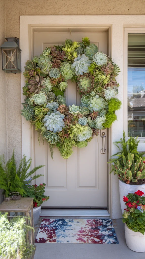 15 Memorial Day Door Wreath Ideas for a Festive Entryway 11 vf 10 2