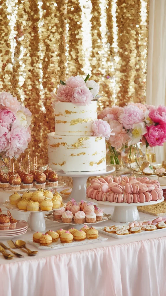 15 Pink and Gold Graduation Party Ideas for Girls 5 vf 4 1