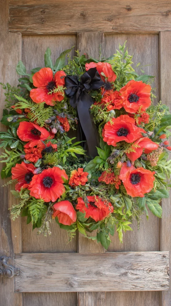 15 Memorial Day Door Wreath Ideas for a Festive Entryway 6 vf 5 2