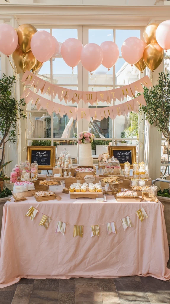 15 Pink and Gold Graduation Party Ideas for Girls 7 vf 6 1