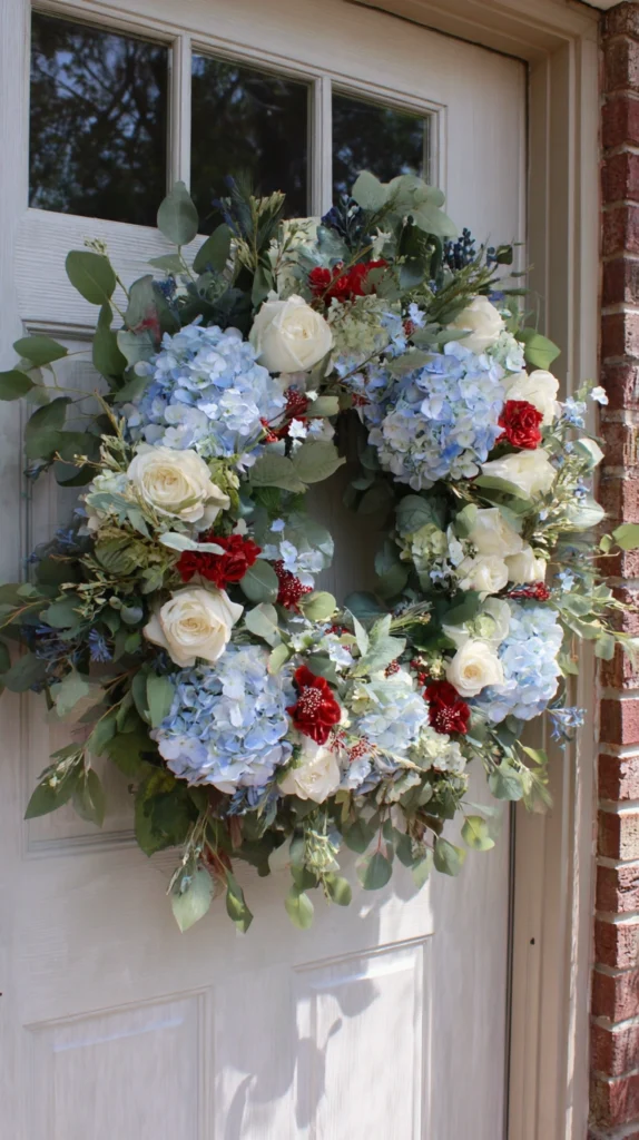15 Memorial Day Door Wreath Ideas for a Festive Entryway 9 vf 8 2