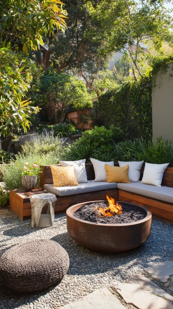 15 Cozy Spring Fire Pit Ideas for Backyard Evenings 15 vg 14