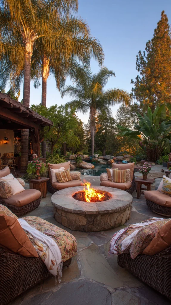 15 Cozy Spring Fire Pit Ideas for Backyard Evenings 9 vg 8