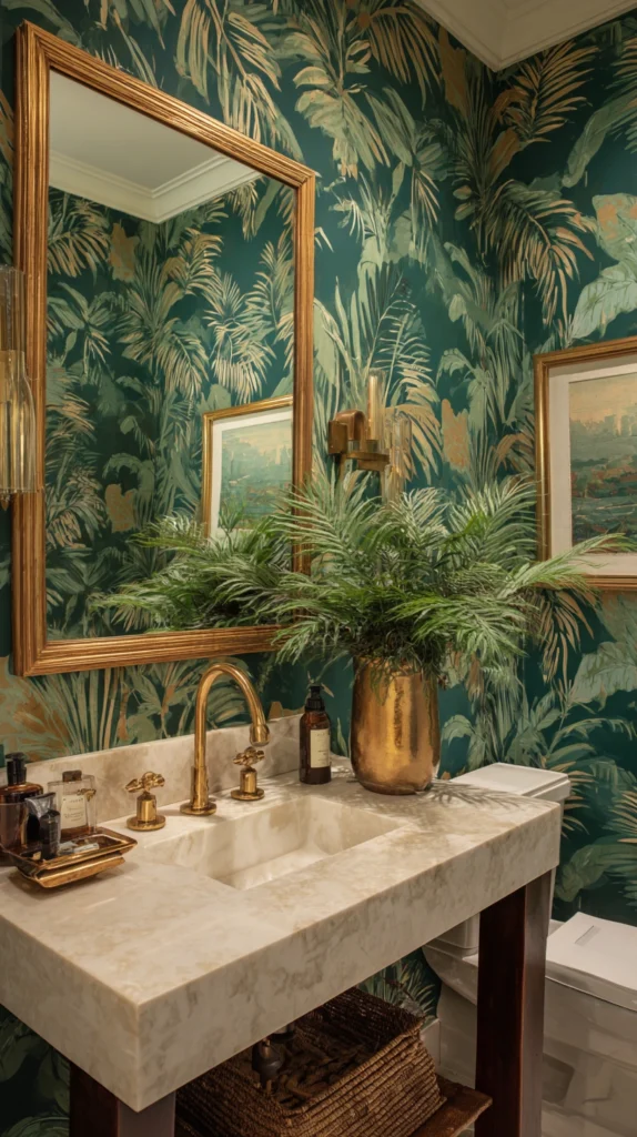 15 Bathroom Accent Wall Ideas for a Stunning Feature 13 wa 12