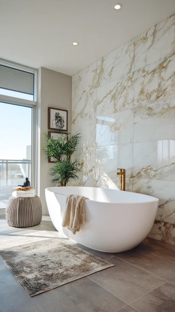 15 Bathroom Accent Wall Ideas for a Stunning Feature 3 wa 2