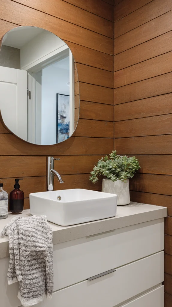 15 Bathroom Accent Wall Ideas for a Stunning Feature 4 wa 3