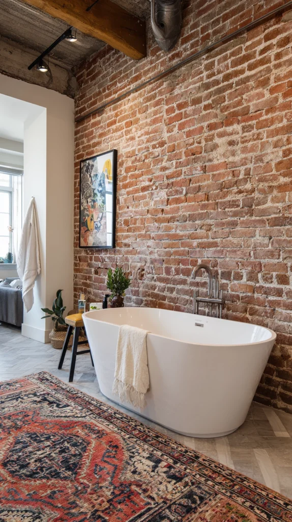 15 Bathroom Accent Wall Ideas for a Stunning Feature 10 wa 9